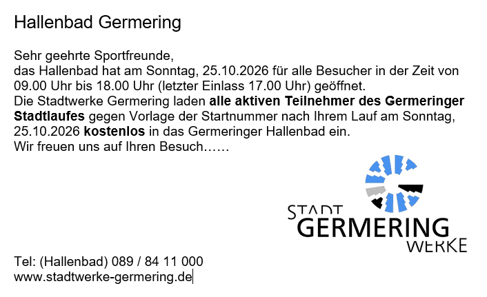 Stadtwerke Germering Anzeige — Hallenbad 2026